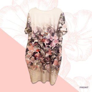 ASOS CURVE FLORAL BODYCON DRESS